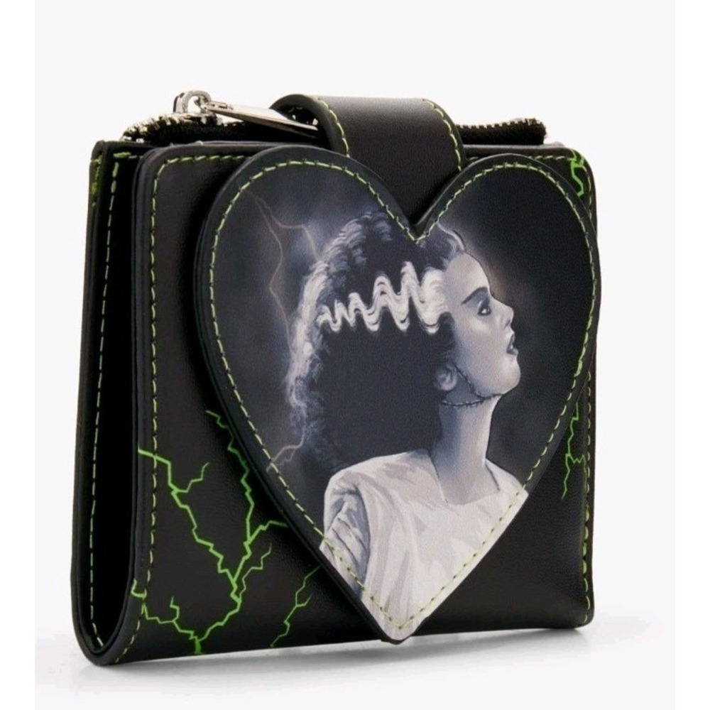 NEW Universal Studios Monsters Bride of Frankenstein WALLET Halloween Grunge